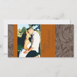 4x8 Autumn Tree Foliage PHOTO Thanksgiving Card