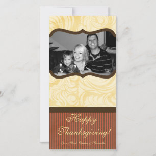 4x8 Autumn Tree Foliage PHOTO Thanksgiving Card