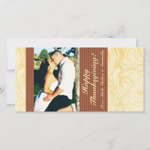 4x8 Autumn Tree Foliage PHOTO Thanksgiving Card