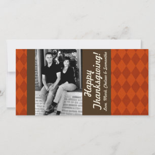 4x8 Autumn Tree Foliage PHOTO Thanksgiving Card