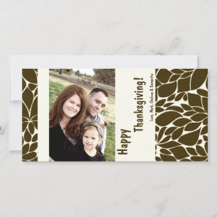 4x8 Autumn Tree Foliage PHOTO Thanksgiving Card