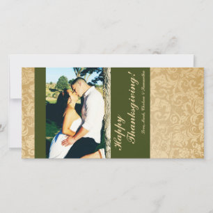 4x8 Autumn Tree Foliage PHOTO Thanksgiving Card