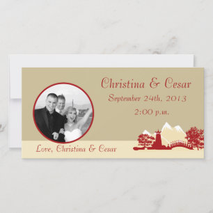 4x8 Engagement Photo Announcement Snowcap Mtns Asi