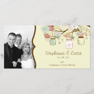 4x8 Engagement Photo Announcement Spring Floral