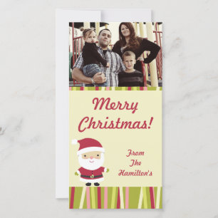 4x8 Jolly St.Nick PHOTO Card