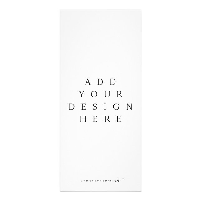 4x9" Business Rack Card Custom Printing (Front)