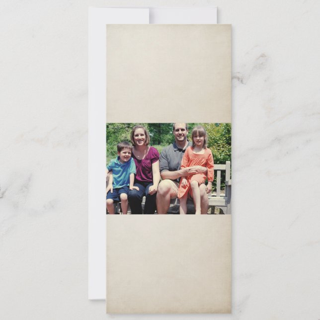 4x9 Family Photo Christmas Card (Front)