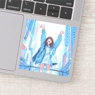 5万人達成記念シール seal|寿司娘 GenerativeAI