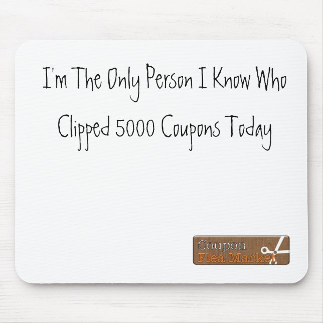 5000 Coupons Mouse Pad (Front)