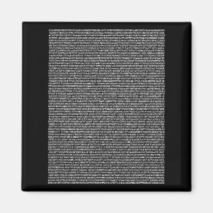 5000 Stellen Pi Shirt Maths Gift Teacher Maths Magnet
