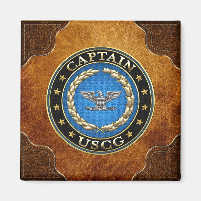 [500] Coast Guard: Captain (CAPT) Magnet (Front)