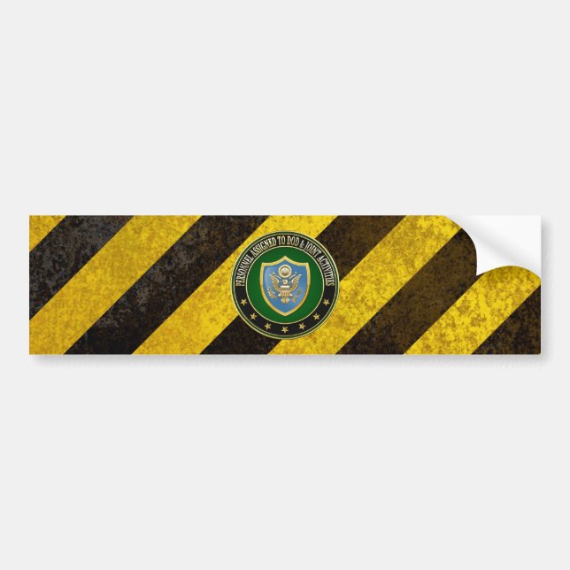 [500] DOD & Joint Activities CSIB Special Edition Bumper Sticker (Front)