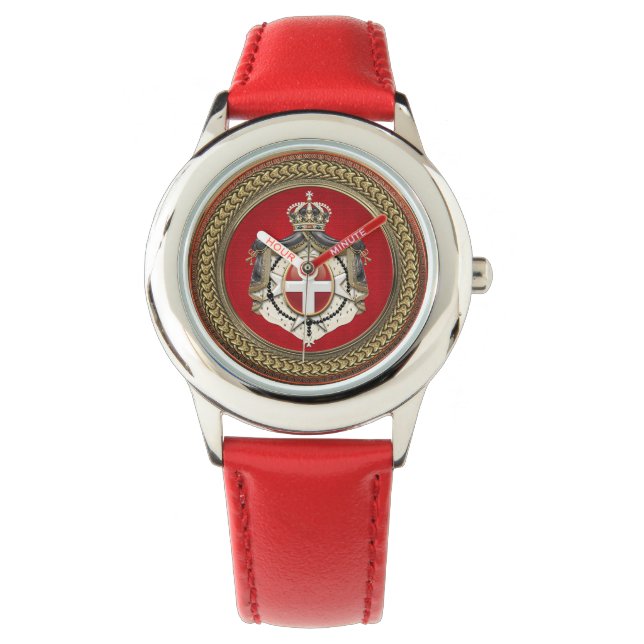 [500] Order of Malta - SMOM Coat of Arms Watch (Front)