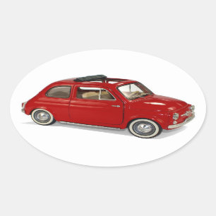 500 OVAL STICKER
