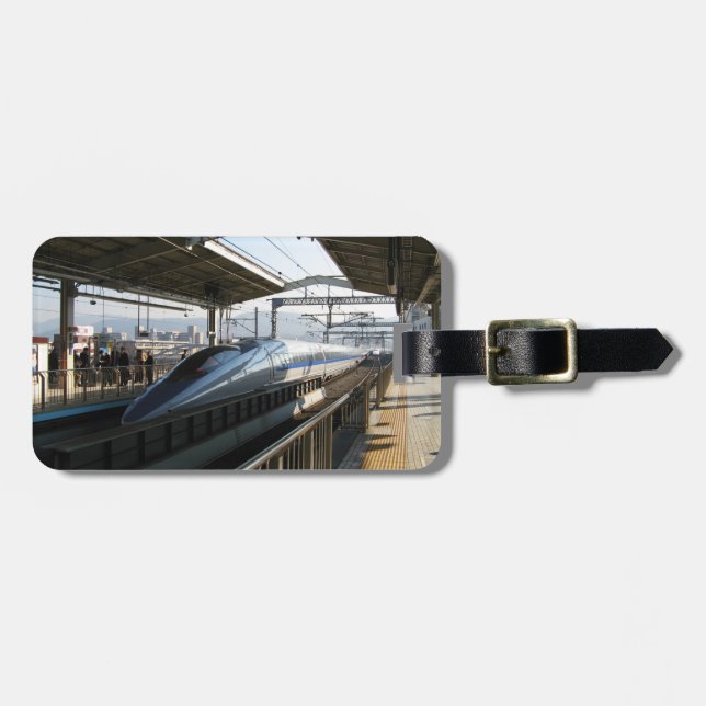 500 Series Shinkansen 新幹線 Bullet Train Luggage Tag (Front Horizontal)