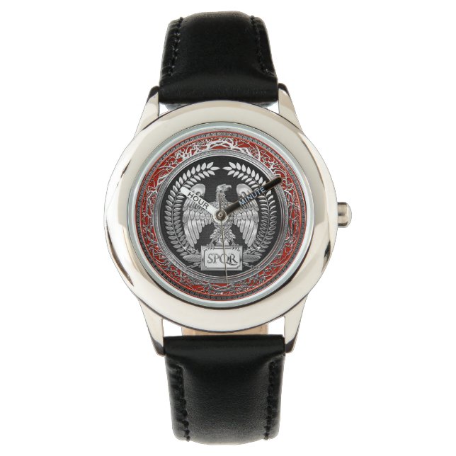 [500] Silver Roman Imperial Eagle Watch (Front)