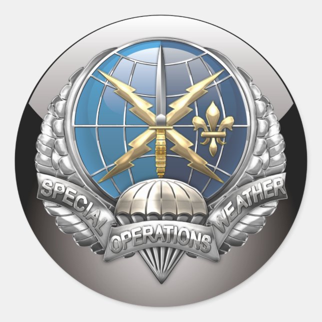 [500] SOWT Emblem Classic Round Sticker (Front)