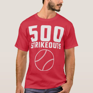 500 Strikeouts Softball Pitcher Baseball Pitcher T-Shirt