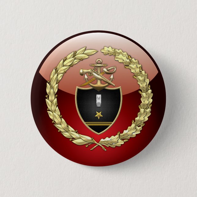 [500] SWCC: LTJG Special Edition 6 Cm Round Badge (Front)
