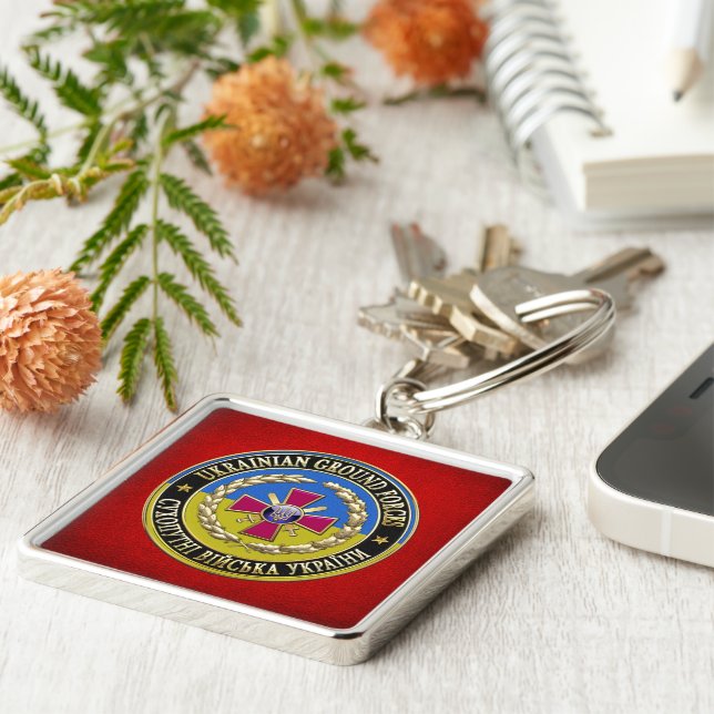 [500] Ukrainian Ground Forces [Special Edition] Key Ring (Side)
