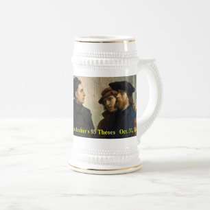500th Anniv. of Martin Luther's 95 Theses Beer Stein