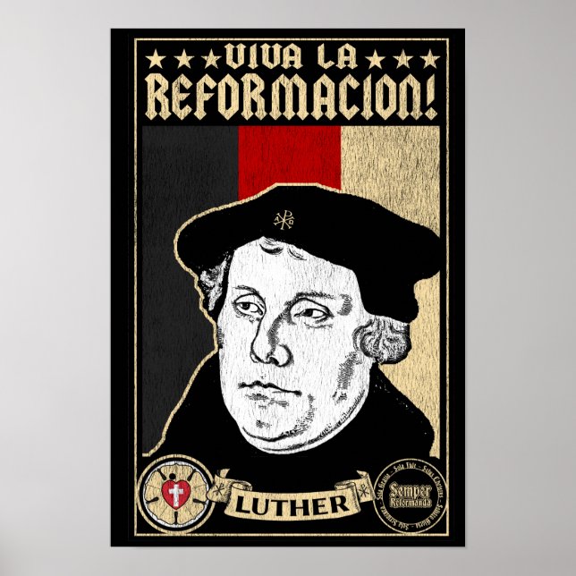 500th Anniversary Reformation Luther Poster (Front)
