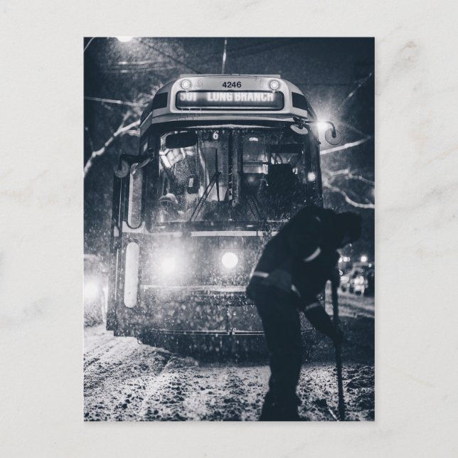 501: Next stop, Long Branch Holiday Postcard (Front)