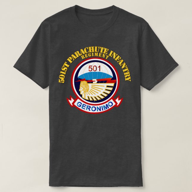 501 Parachute Infantry Regiment PP T-Shirt (Design Front)