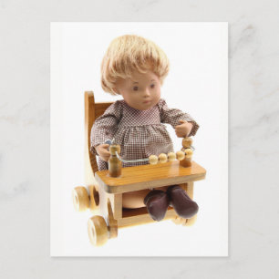 501 Sasha Baby honey blonde Sandy Postkarte Postcard
