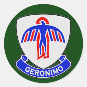 501st Infantry Regiment (Airborne) DUI Classic Round Sticker