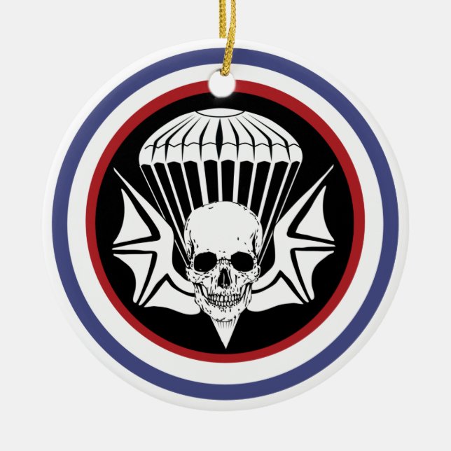 502nd PIR Ceramic Tree Decoration (Front)