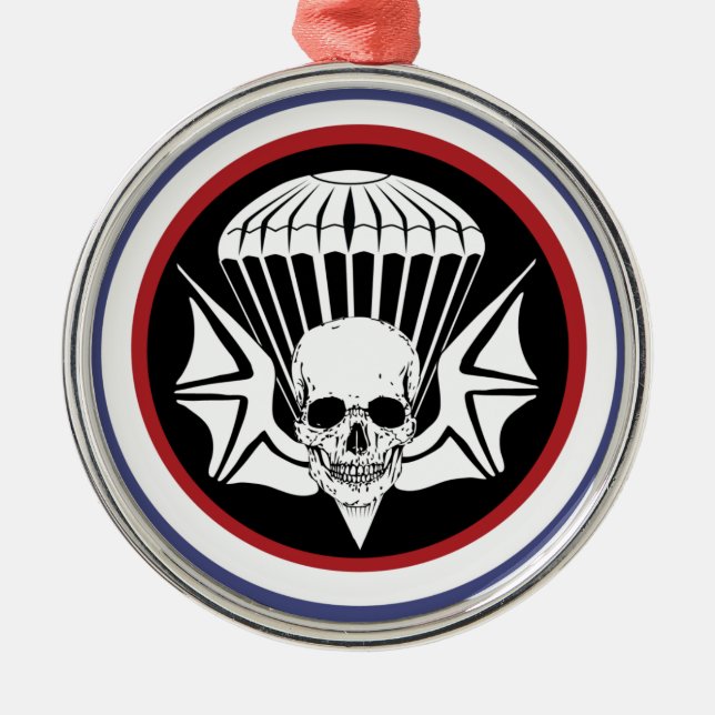 502nd PIR Metal Tree Decoration (Front)