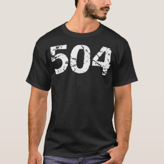 504 Area Code New Orleans Area Code Men's Louisian T-Shirt