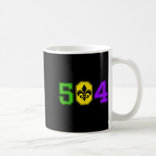504 Mardi Gras New Orleans Louisiana Carnival Men  Coffee Mug