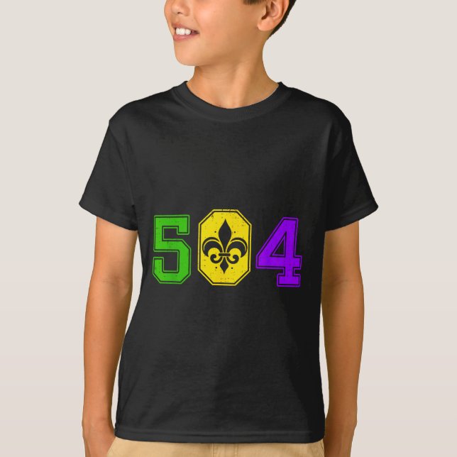 504 Mardi Gras New Orleans Louisiana Carnival Men  T-Shirt (Front)