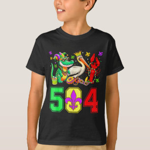 504 Nola Mardi Gras New Orleans Louisiana Parade T-Shirt