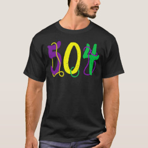 504 Nola New Orleans Mardi Gras Louisiana LA T-Shirt
