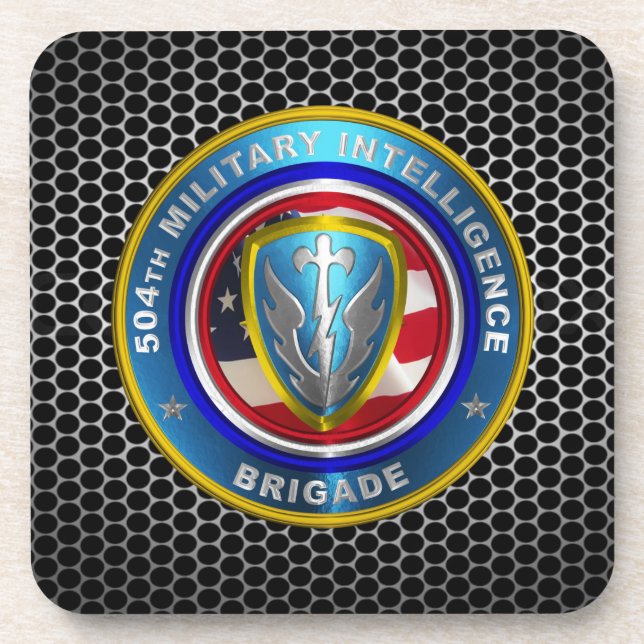 504th Military Intelligence Brigade Coaster (Front)