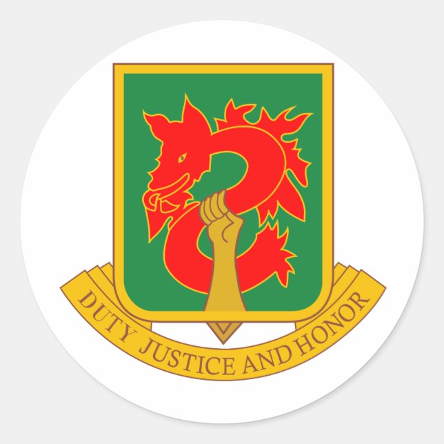 504th MP Classic Round Sticker (Front)