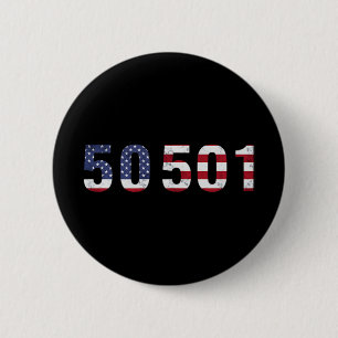 50501 Protest 6 Cm Round Badge