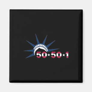 50501 Protest Movement Statue Of Liberty Against T Magnet