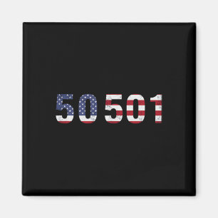 50501 Protest T Resist Trump 50 Protests 50 States Magnet