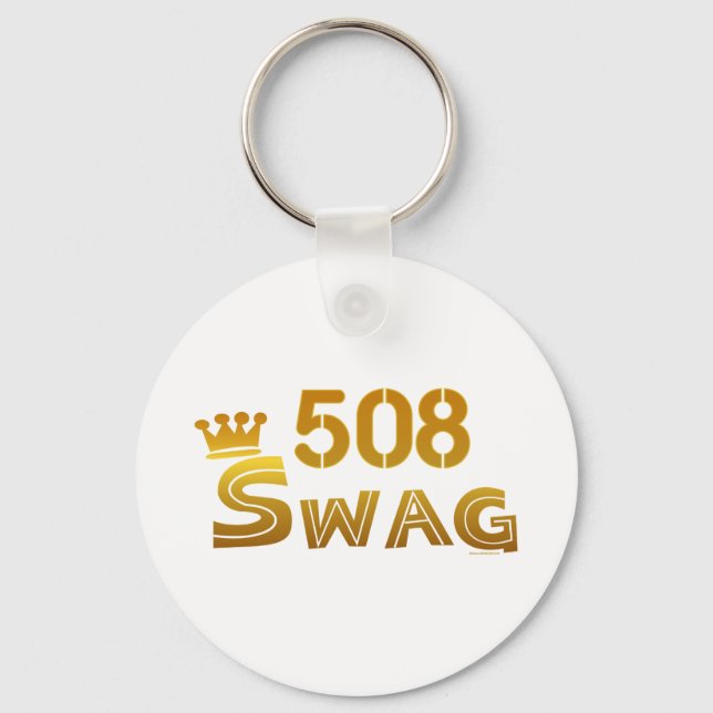 508 Massachusetts Swag Key Ring (Front)