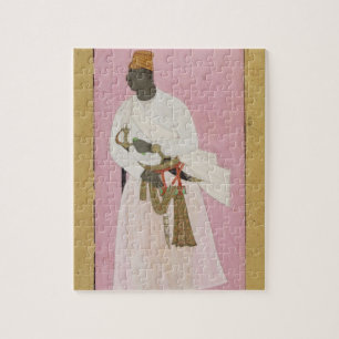 50.14/8 Portrait of Malik Amber, inscribed in Deva Jigsaw Puzzle