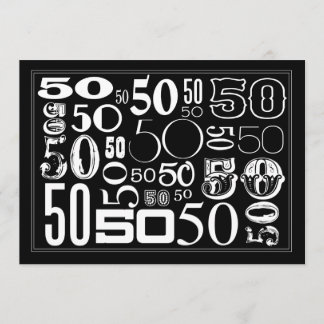 50, 50, and more 50! invitation