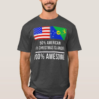 50 American 50 Christmas Islanders 100 Awesome Gif T-Shirt