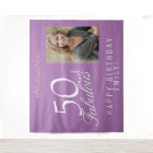 50 and Fabulous 50th Birthday Photo Backdrop