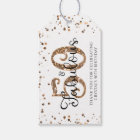 50 AND FABULOUS Copper Gold Thank You