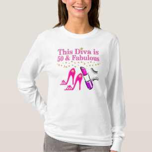 50 AND FABULOUS DIVA T-Shirt