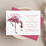 50 and Fabulous Flamingo 50th Birthday Party Invitation<br><div class="desc">Customise this cute 50th birthday party flamingo invitation to create a one-of-a-kind invite for your milestone birthday party celebration. Add your party details by clicking on the "Personalise" button.</div>
